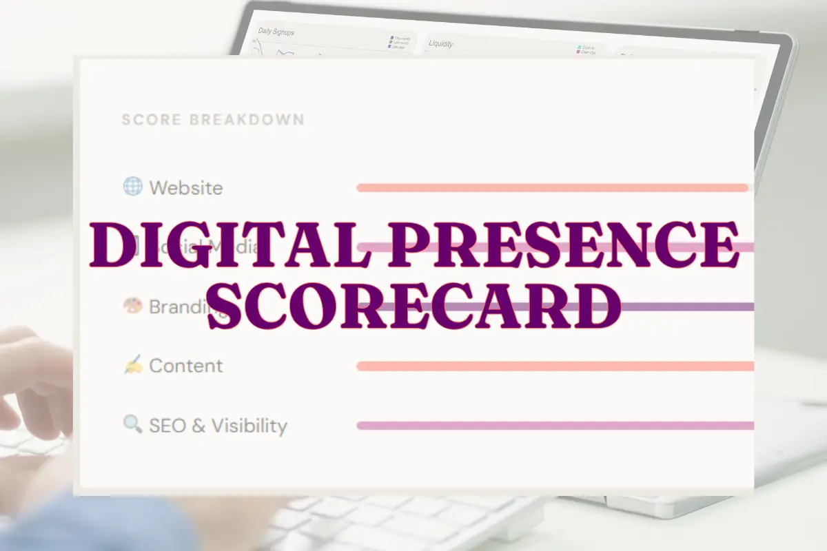 ajcpreligera Digital Presence Scorecard results with analytics results behind